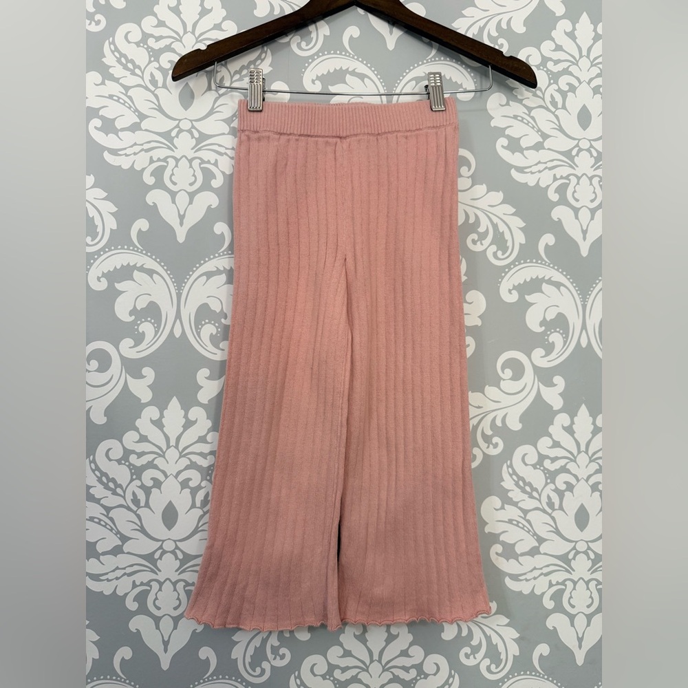 4/$25 • Carters Pull On Ribbed Blush Knit Flare Pants‎